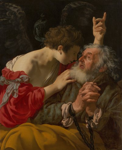 The Liberation of St. Peter, 1624 by Hendrick ter Brugghen